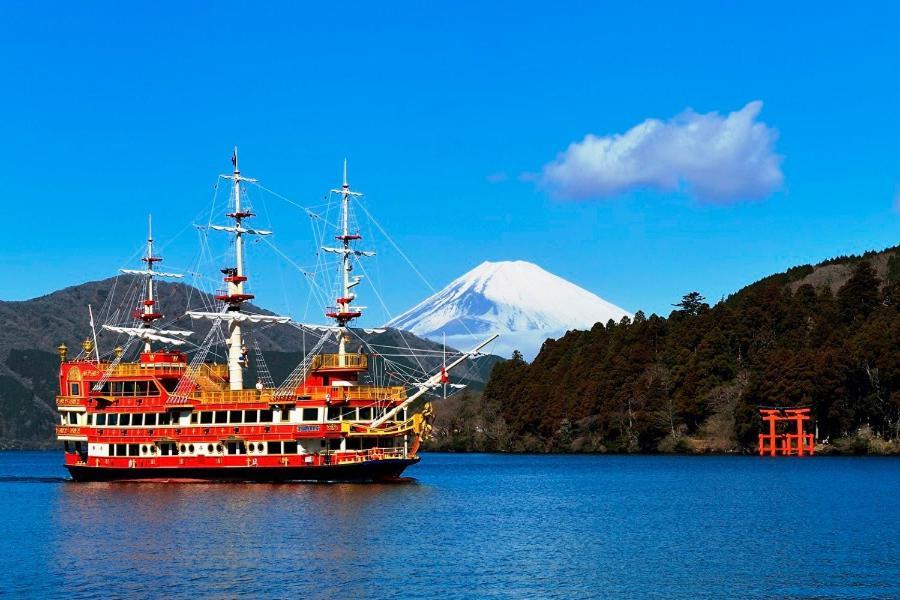 New Open『天然温泉』芦ノ湖畔の完全貸切別荘 Хаконе Экстерьер фото